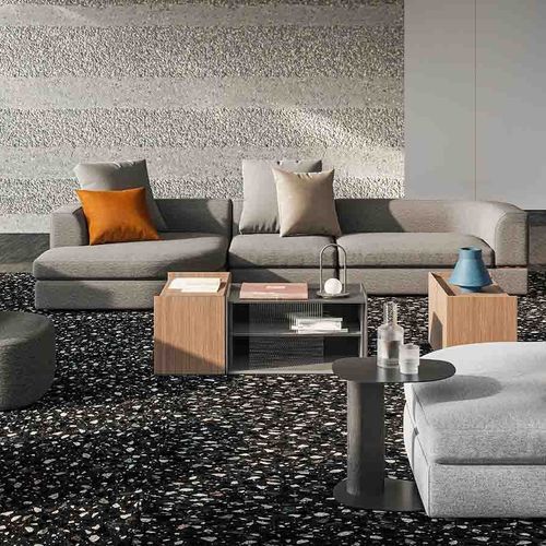 Sofá modular - Pixi - LIU JO Living - contemporâneo / em tecido / com braços
