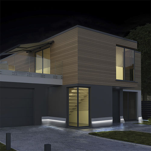 Terminal de acabamento para iluminação de LED - EL2104 - Eleni LIGHTING - em poliestireno expandido PSE / para parede divisória / para degrau