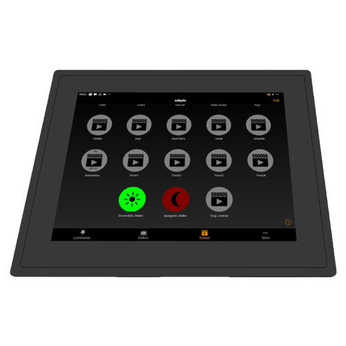 Tela sensível ao toque para sistema de automação residencial - ADQUIO ADQ-IND-SCR12.1 - Adquio - para bancada / com display digital / industrial
