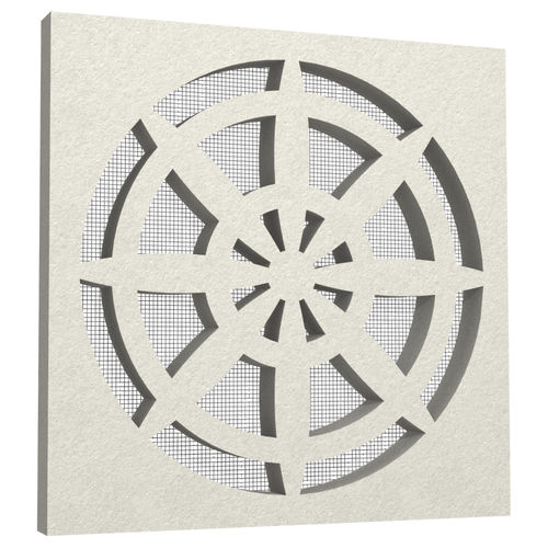 Grelha de ventilação decorativa - EDG-02 - Eleni Decor - em poliestireno / quadrada / para ambiente externo
