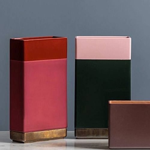 Vaso contemporâneo - COLOROBBIA ITALIA - em cerâmica / made in Italy / da linha comercial