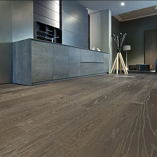 Piso estruturado - MASTERFLOOR - PARCHETTIFICIO GARBELOTTO - em espinha de peixe / escovado / pré-envernizado