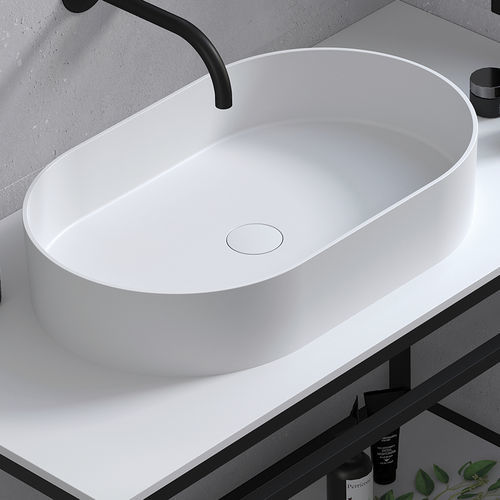 Cuba de apoio - ESLA - ZENON SMART SOLID SURFACE - em Superfície Sólida / antibacteriana / com acabamento fosco