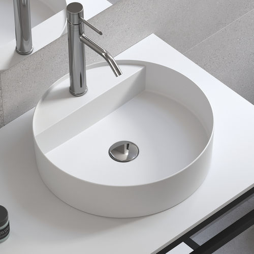 Cuba de apoio - RIN TL - ZENON SMART SOLID SURFACE - em Superfície Sólida / antibacteriana / redonda