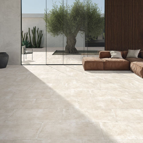 Placas de revestimento em grés porcelanato - DEEP - B&B CERAMICHE - em cimento / grês / fosca