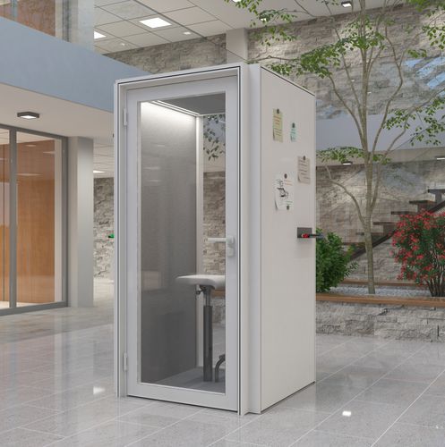Cabine telefônica da linha comercial - ALNO POD SMALL - ALN Office - Altinbölme Partition Wall - em vidro / em madeira / em alumínio