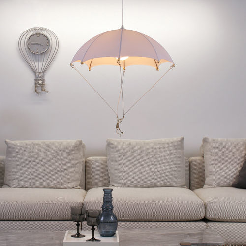 Pendente - LIGHT PARACHUTE - ARTBUZ creative workshop - de design original / Wire / para ambiente interno