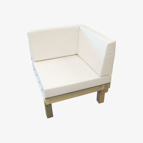 Poltrona de canto - CHSL1R - Conva - contemporânea / em tecido / em pinho