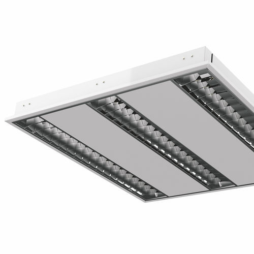 Plafon contemporâneo - 135 - pti-lighting - quadrado / em chapa de aço / epóxi