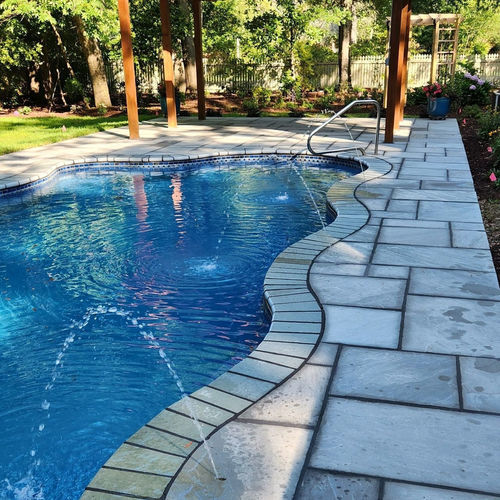 Borda de piscina em arenito - Uway Stone India Pvt Ltd