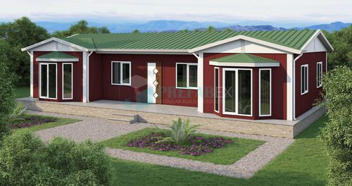 Casa pré-fabricada - 98 - prefabex - modular / contemporânea / térrea
