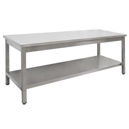 Bancada de preparação para pizza - AGMA ARREDO INOX PROFESSIONALE SRL A SOCIO UNICO - em aço inoxidável / profissional