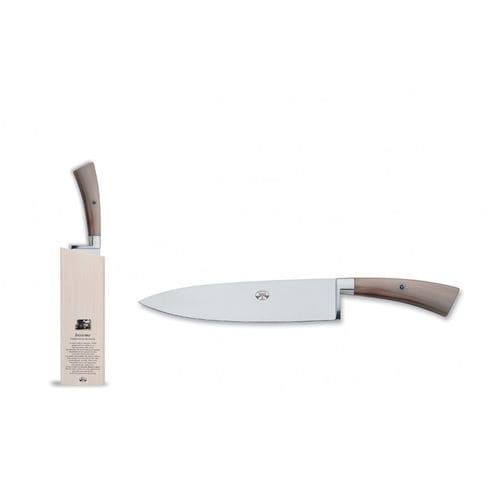 Faca de chef com cabo de chifre - 9205 - COLTELLERIE BERTI - com lâmina de aço inoxidável
