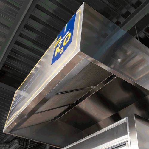 Coifa de parede - K2O - SMOKI S.R.L. - para cozinha profissional / de exaustão / com touch screen