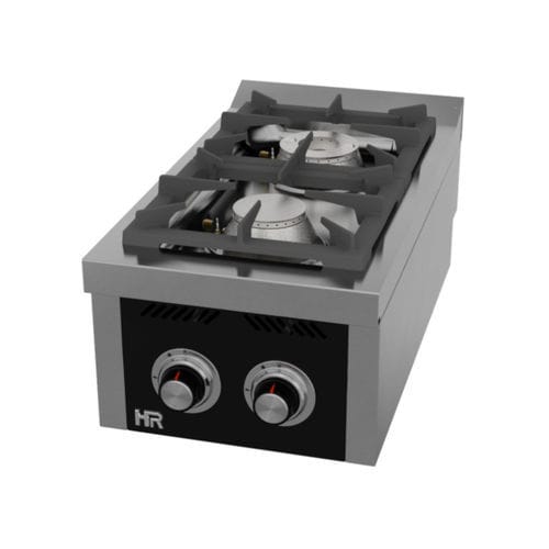 Cooktop a gás - C2F750S - FAINCA HR - para cozinha profissional / 2 bocas / de bancada