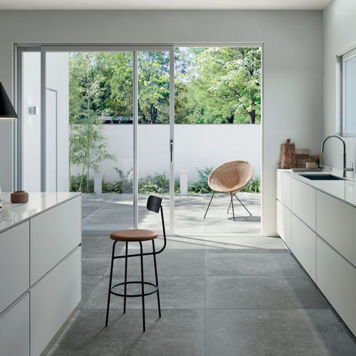 Placas de revestimento em grés porcelanato - NORDIK - FLAVIKER Contemporary Eco Ceramics - com acabamento natural / antiga / para ambiente interno