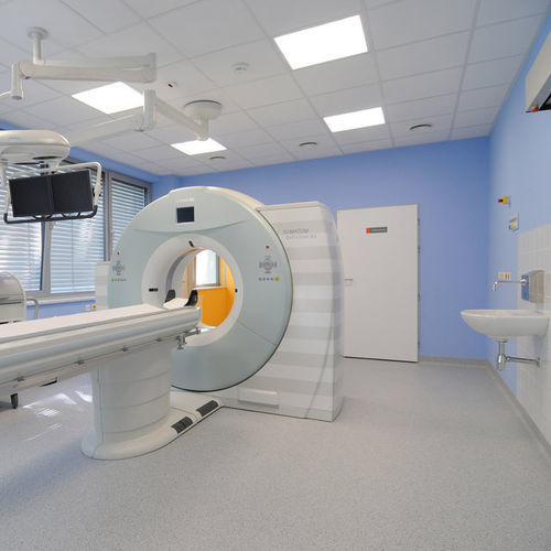 Forro em fibra mineral - MEDIGUARD  - Knauf Ceiling Solutions - em placas / para sala limpa / para ambiente interno