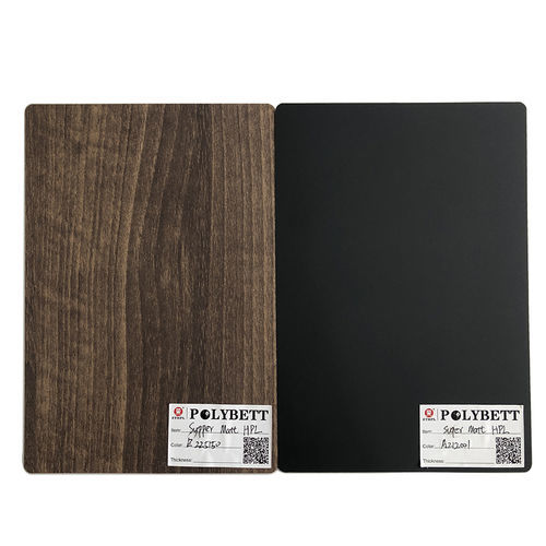 Piso laminado decorativo efeito de madeira - ANTI-FINGERPRINT HPL SHEET - Changzhou Zhongtian Fire-proof Decorative Sheets Co., Ltd. - de cor lisa / fosco / HPL
