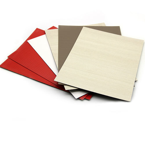 Piso laminado decorativo efeito de metal - FORMICA - Changzhou Zhongtian Fire-proof Decorative Sheets Co., Ltd. - efeito pedra / efeito de tecido / efeito de madeira