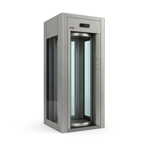 Antecâmara de portas de segurança para controle de acesso automático - Ele 2000 - Saima Sicurezza SpA - com vidro