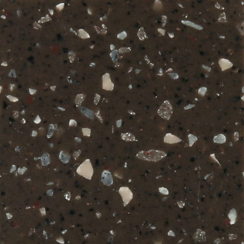 Placa de pedra em Solid Surface - Cocoa MA8833 - Kaiping Fuliya Industrial Co., Ltd. - para piso / de parede / para revestimento de fachada