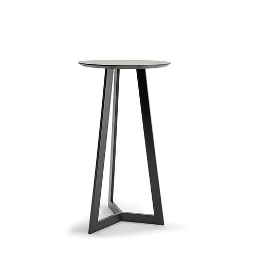 Mesa alta contemporânea - DEDALO  - Glam_ee by Emmeti - em laminado / com base em aço / oval
