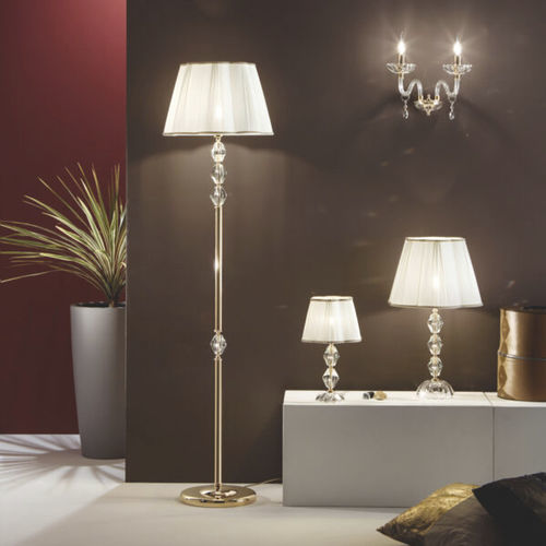 Luminária de piso - BRIGIDA - Ondaluce - em vidro / em cristal / em ouro