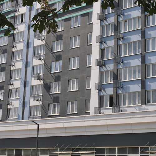 Janela em vidro - PARITET LLC - em PVC / de abrir / fixa