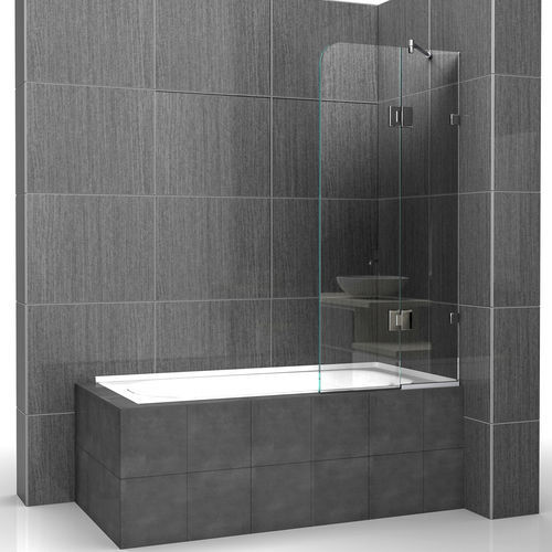 Divisória fixa - PARITET LLC - em vidro / da linha comercial / da linha residencial