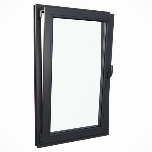 Janela em alumínio - NORMCORE - PARITET LLC - em uPVC / oscilobatente / dupla