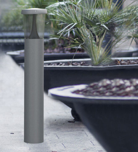 Poste balizador de iluminação de jardim - TEO - ECLATEC International - para espaços públicos / contemporâneo / em alumínio fundido