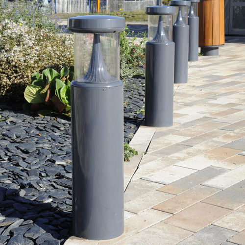 Poste balizador de iluminação de jardim - TEAM - ECLATEC International - para espaços públicos / contemporâneo / em policarbonato