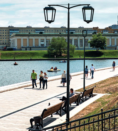 Poste de iluminação pública - OXYA - ECLATEC International - contemporâneo / em policarbonato / de LED