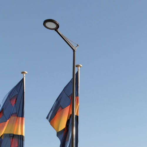 Suporte de candeeiro urbano em alumínio fundido - ACCORD - ECLATEC International