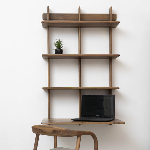 Estante de parede - C  - Pommier Furniture - de design escandinavo / em carvalho / em nogueira