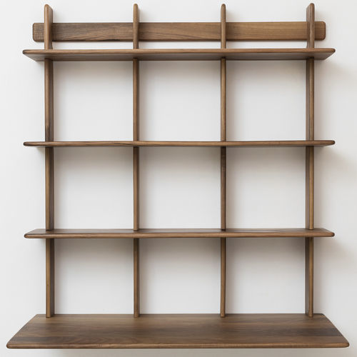 Estante de parede - E - Pommier Furniture - de design escandinavo / em carvalho / em nogueira