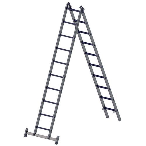 Escada profissional de trabalho - T2A - FORTAL - dobrável / de correr / de encostar