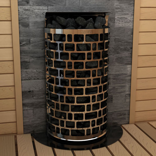 Forno para sauna seca elétrico - ARIES - Sawo - 0–5 kW / 5 kW–10 kW / de parede