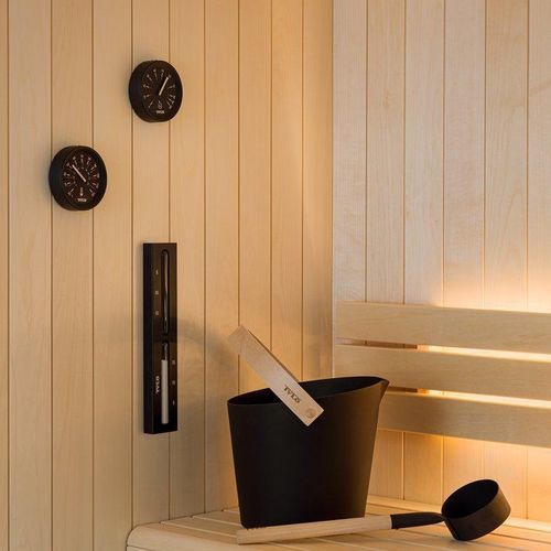 Higrômetro térmico - BRILLIANT BLACK - Tylö