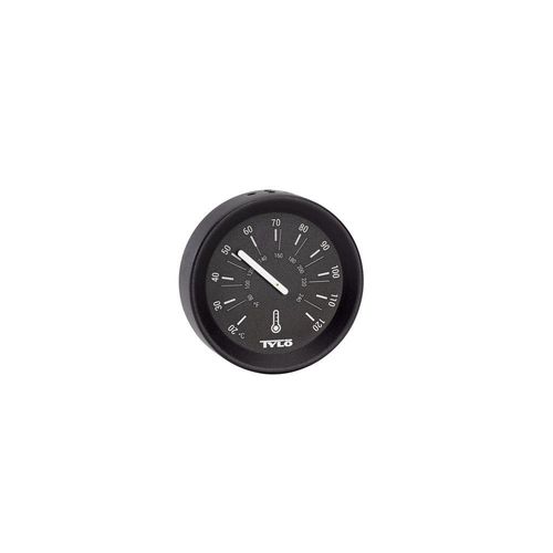 Termômetro para sauna - BRILLIANT BLACK - Tylö - analógico / ºC / °F