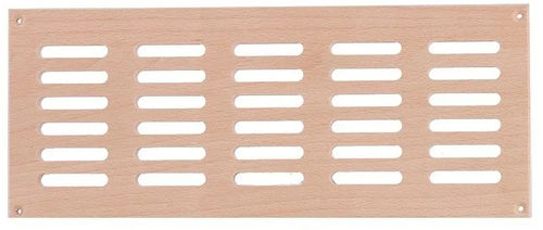 Grelha de ventilação em madeira - 85733 - Eliga - retangular / quadrada / para ambiente externo
