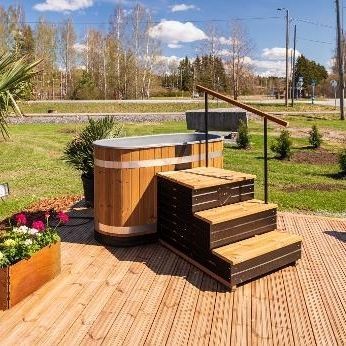Spa acima do piso - PREMIUM TINY FLOW - Kirami - oval / de 2 lugares / de 1 lugar
