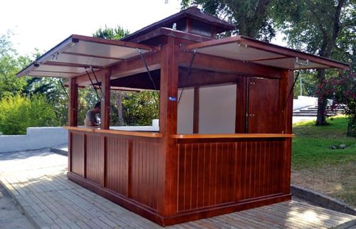Quiosque da linha comercial - SEVILLE - Maderas Menur - para ambiente externo / em madeira / modular