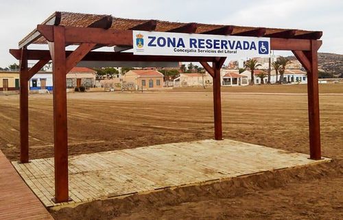 Pérgola em madeira - MAZARRÓN  - Maderas Menur - em lona / com cobertura de madeira / sob medida
