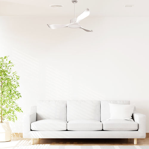 Ventilador de teto residencial - DC4_P2WI_L2WI - KLASSFAN - para ambiente interno / em ABS / branco
