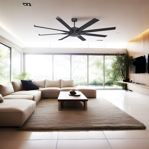 Ventilador de teto residencial - BIG TORNADO 275 BASALTE - KLASSFAN - para ambiente interno / em alumínio / com LED integrados