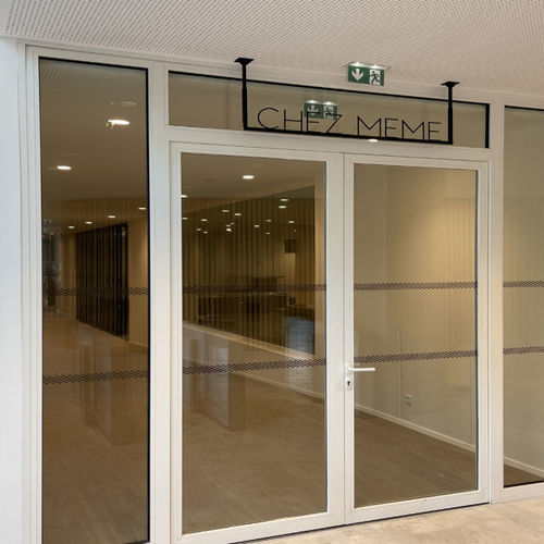 Porta interna - SteelTeq FB6 - ERIBEL FRANCE - em aço / de abrir / contemporânea