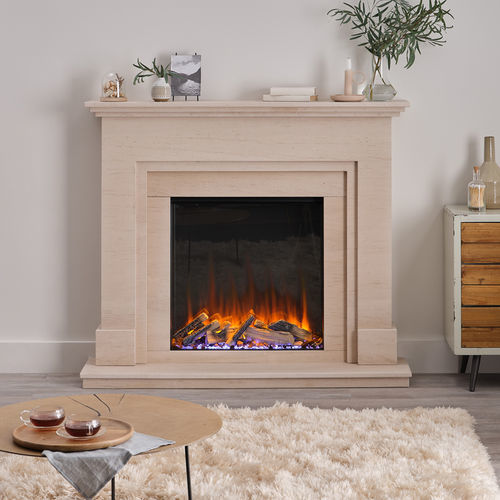 Lareira tipo inserto elétrica - Forest 650sq - British Fires Ltd - contemporânea / com controle remoto / com efeito de chamas