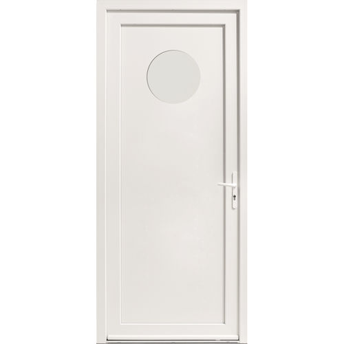 Porta de entrada - Ionis  - USINE-ONLINE - em PVC / de abrir / contemporânea