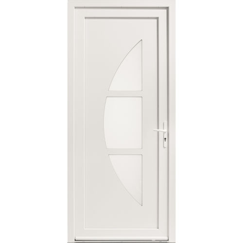 Porta de entrada - Eole - USINE-ONLINE - em PVC / de abrir / contemporânea
